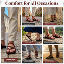 Sandalias/Deslizadores de cuero bíblicas de Jesús para hombres/mujeres del Mercado de Tierra Santa desde Jerusalén (Campo de los Pastores)