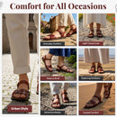 Holy Land Market Men/Women Biblical Jesus Leather Sandals/Slides From Jerusalem (Yousef Style)