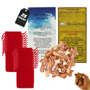 Holy Land Market Comfort/Holding Cross Also Known as Palm or Hand Cross With Velvet Bag And Two Certificates (4 Inches)