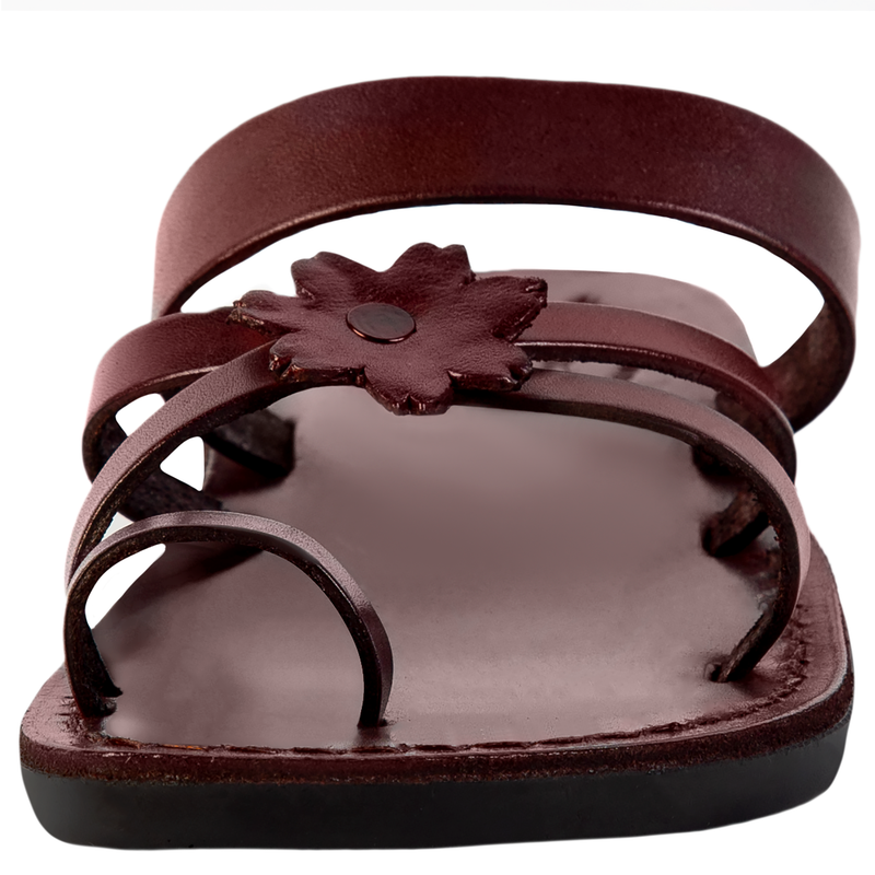 Holy Land Market Unisex Adults/Children Genuine Leather Biblical Sandals/Flip Flops/Slides/Slippers (Jesus - Yashua) Galilee Style