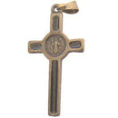 St. Benedict Rosary crucifix-Bronze grade A (3.8x2cm-1.5x0.8")