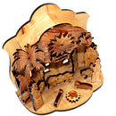 Olive Wood Silent Night Nativity