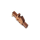 Cruz de Paloma del Espíritu Santo de Madera de Olivo con láser (8cm o 3.15" de largo)