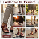 Holy Land Market Men/Women Biblical Jesus Leather Sandals/Slides From Jerusalem (Shepherd's Field II)