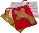 Holy Land Market Perfect Hand fit Olive Wood Cross - Carved Round and with Hand Shape