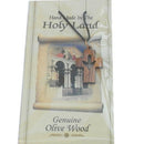 Cross with Dove Cross - olive wood necklace (necklace is 60cm long - 23.5 inches and Cross is about 1 Inch)