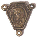 Jesus - Mary center piece - Bronze (1.3 cm-0.5" )