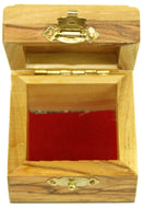 Caja de Primera Comunión del Mercado de Tierra Santa - Caja de rosario - Madera de olivo de Belén