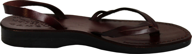 Holy Land Market Men/Women Biblical Jesus Leather Sandals/Slides From Jerusalem (Elizabeth Style)