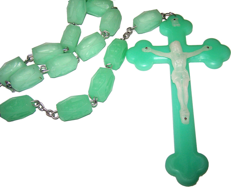 Phosphoric - Phosphorus Holy Rosary (160 cm or 63") Luminous - Light in The Dark Wall Rosary