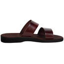 Holy Land Market Men/Women Biblical Jesus Leather/Suede Sandals/Slides From Jerusalem (Style I)
