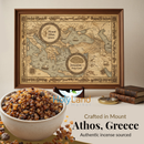 Mercado de Tierra Santa Incienso de Flores Trituradas y Selladas de La Tierra Santa - 90-110 Gramos (3.5 Onzas)