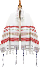 Holy Land Market Grafted IN - Messianic Christian Prayer Shawl/Tallit Prayer Shawl - Creation and Restoration Talit