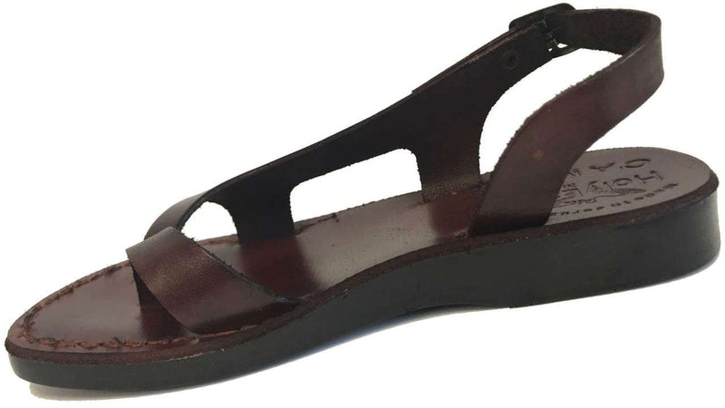 Holy Land Market Men/Women Biblical Jesus Leather Sandals/Slides From Jerusalem (Mary Magdalene Style II)