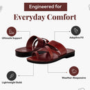 Holy Land Market Men/Women Biblical Jesus Leather Sandals/Slides From Jerusalem (Shepherd's Field II)