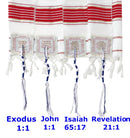 Holy Land Market Grafted IN - Messianic Christian Prayer Shawl/Tallit Prayer Shawl - Creation and Restoration Talit