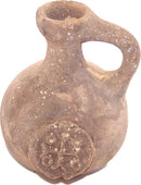 Crusaders Clay lamp / Jug with scented Holy Land Anointing oil - 250 ml ( 8.5 fl. oz. ) model II