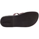 Sandalias/Deslizadores de cuero bíblicas de Jesús para hombres/mujeres del Mercado de Tierra Santa desde Jerusalén (Estilo Galilea)