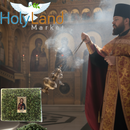 Mercado de Tierra Santa Incienso de Flores Trituradas y Selladas de La Tierra Santa - 90-110 Gramos (3.5 Onzas)