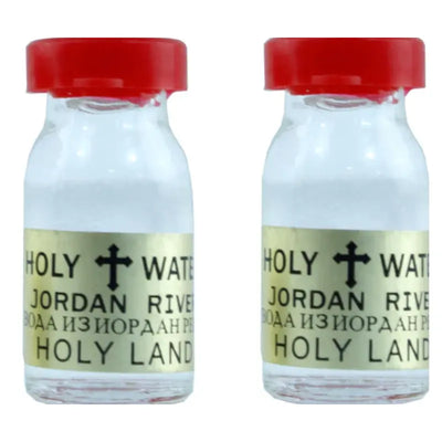 Holy Land Market Jordan Water - One Small Glass Vial Bottles (Each 7.5ml)