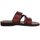 Holy Land Market Men/Women Biblical Jesus Leather Sandals/Slides From Jerusalem (Jesus - The Shepherd Style I)