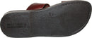 Sandalias/deslizadores de cuero de Jesús bíblico para hombres/mujeres del Mercado de Tierra Santa de Jerusalén (Estilo Andrés II)