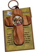 Mercado de Tierra Santa Estaciones de la Cruz en Cruz de Dos Capas - 14 Cruces, Capa Superior de Madera de Olivo