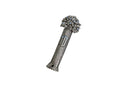 Holy Land Market Pewter Tree of Life with Blue stones Jeweled Mezuzah (3.5 Inches with scroll)