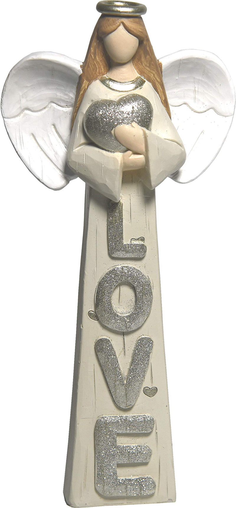 Holy Land Market Resin Love Angel - Decorated with Stars