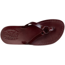 Sandalias/Deslizadores de Cuero de Jesús Bíblico para Hombres/Mujeres del Mercado de Tierra Santa Desde Jerusalén (Campo del Pastor IV)