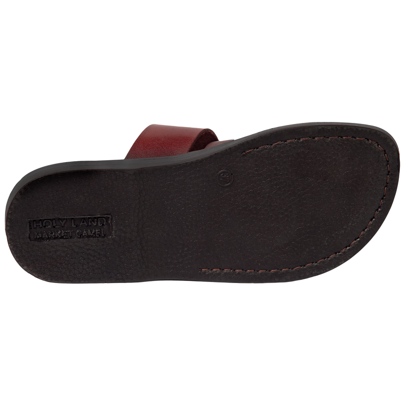 Holy Land Market Unisex Adults/Children Genuine Leather Biblical Sandals/Flip Flops/Slides/Slippers (Jesus - Yashua) Shepherd's Field Style II