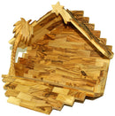 Juego de Natividad de madera de olivo del Mercado de Tierra Santa - Decoraciones navideñas inspiradoras para interiores, juego de Natividad tallado a mano para la decoración de la mesa navideña, madera de olivo de Belén, regalo para el hogar cristiano