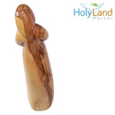 Estatua religiosa tallada de madera de olivo del Mercado de Tierra Santa, figura de María embarazada, hecha a mano en Belén, disponible en tamaños de 30, 20, 12.7 cm, decoración religiosa para el hogar