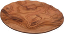 Hand Carved Olive Wood Oval Bowl / Plate (8 x 4 Inches) - Asfour Outlet Trademark