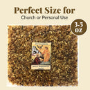 Mercado de Tierra Santa Incienso de Flores Trituradas y Selladas de La Tierra Santa - 90-110 Gramos (3.5 Onzas)