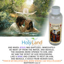 Holy Land Market Certified Design Sealed Water Bottle - Authentic Jordan River Water for Baptism - Premium Holy Water Bottle - Sacred Holy Water for Spiritual Use