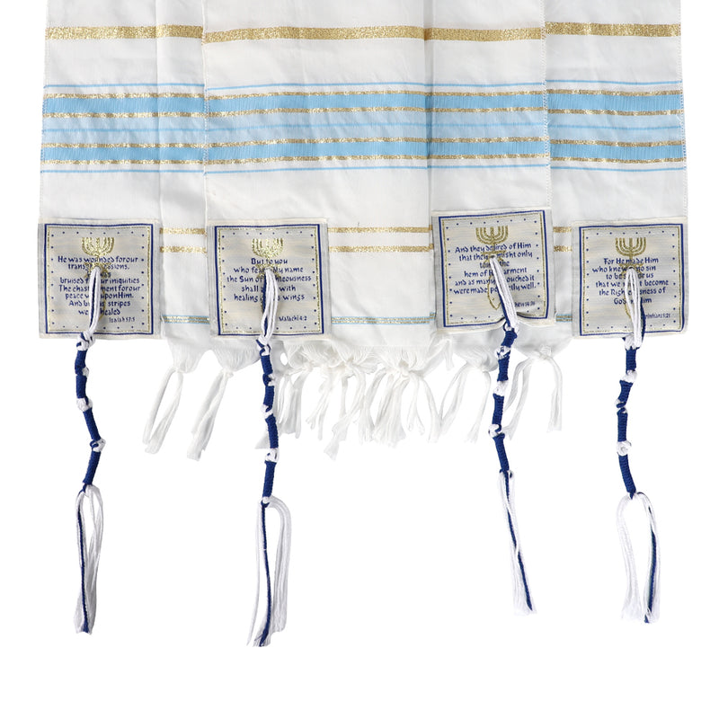 HolyLandMarket Mens Messianic Shawl/Tallit - The Messiah Tallit