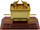 Holy Land Market The Ark of The Covenant Gold Plated (Small, Ark and Contents) With Special Explanation Card for Ark and Contents