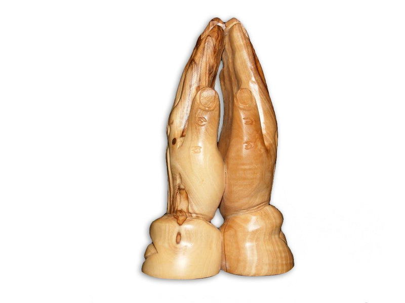 Olive Wood Praying Hands.(6" H)