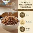 Mercado de Tierra Santa Incienso de Flores Trituradas y Selladas de La Tierra Santa - 90-110 Gramos (3.5 Onzas)