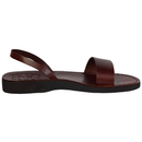 Sandalias/deslizadores de cuero de Jesús bíblico para hombres/mujeres del Mercado de Tierra Santa de Jerusalén (Estilo Madre María Bendita)