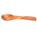 Hand Carved Olive Wood Mustard/Salt/Pepper or Spices Spoon - (5 Inches) - Asfour Outlet Trademark