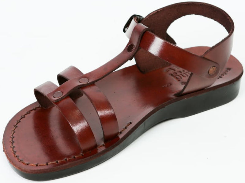 Holy Land Market Men/Women Biblical Jesus Leather Sandals/Slides From Jerusalem (Peter The Fisherman)
