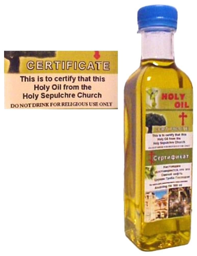 Holy Land Market Large Holy Blessed Anointing Oil from the Holy Land