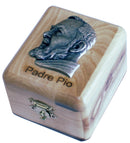 Caja de Primera Comunión del Mercado de Tierra Santa - Caja de rosario - Madera de olivo de Belén