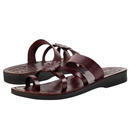 Holy Land Market Men/Women Biblical Jesus Leather Sandals/Slides From Jerusalem (Galilee Style)