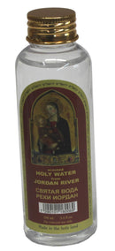 Agua bendita del río Jordán - 100 ml (3.4 fl. oz.) Madre María con un niño modelo