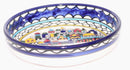 Jerusalem City Walls and Gates View Armenian Ceramic Bowl - Medium (9.2 inches in Diameter and 1.5 Inches deep) - Asfour Outlet Trademark