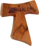 Holy Land Market Small 2 Inch Wall Hanging Olive Wood Cross