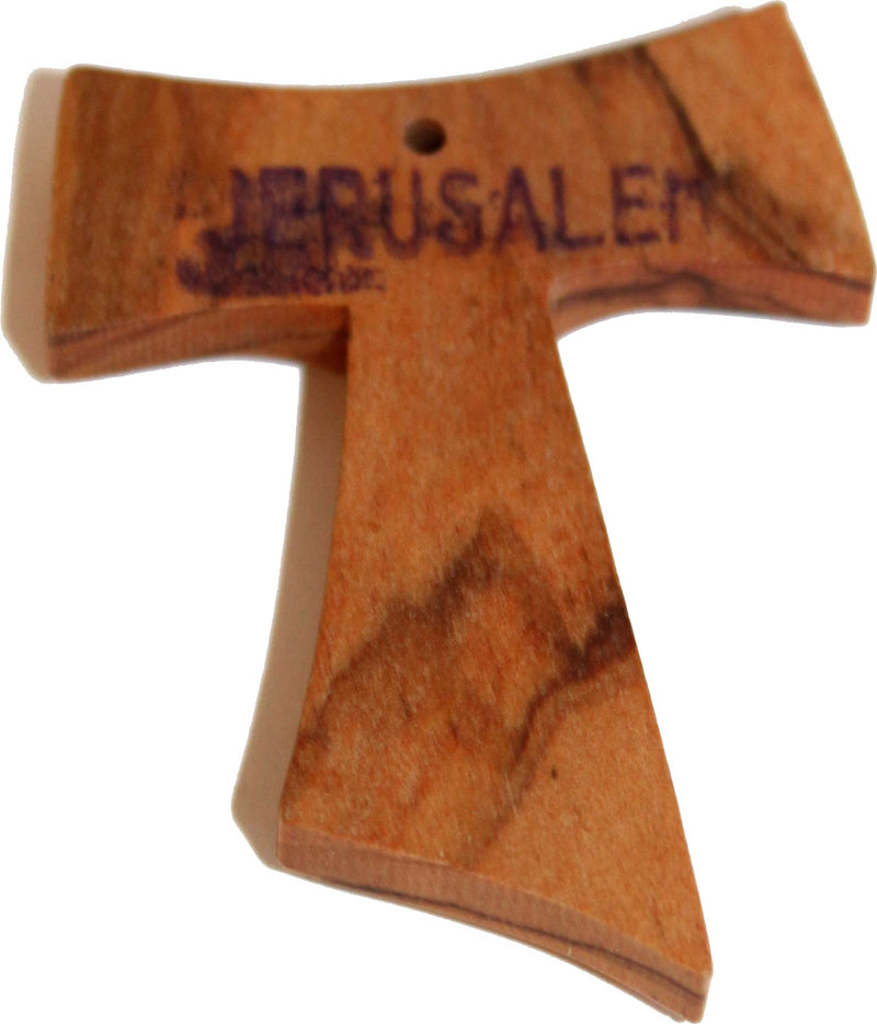 Holy Land Market Small 2 Inch Wall Hanging Olive Wood Cross